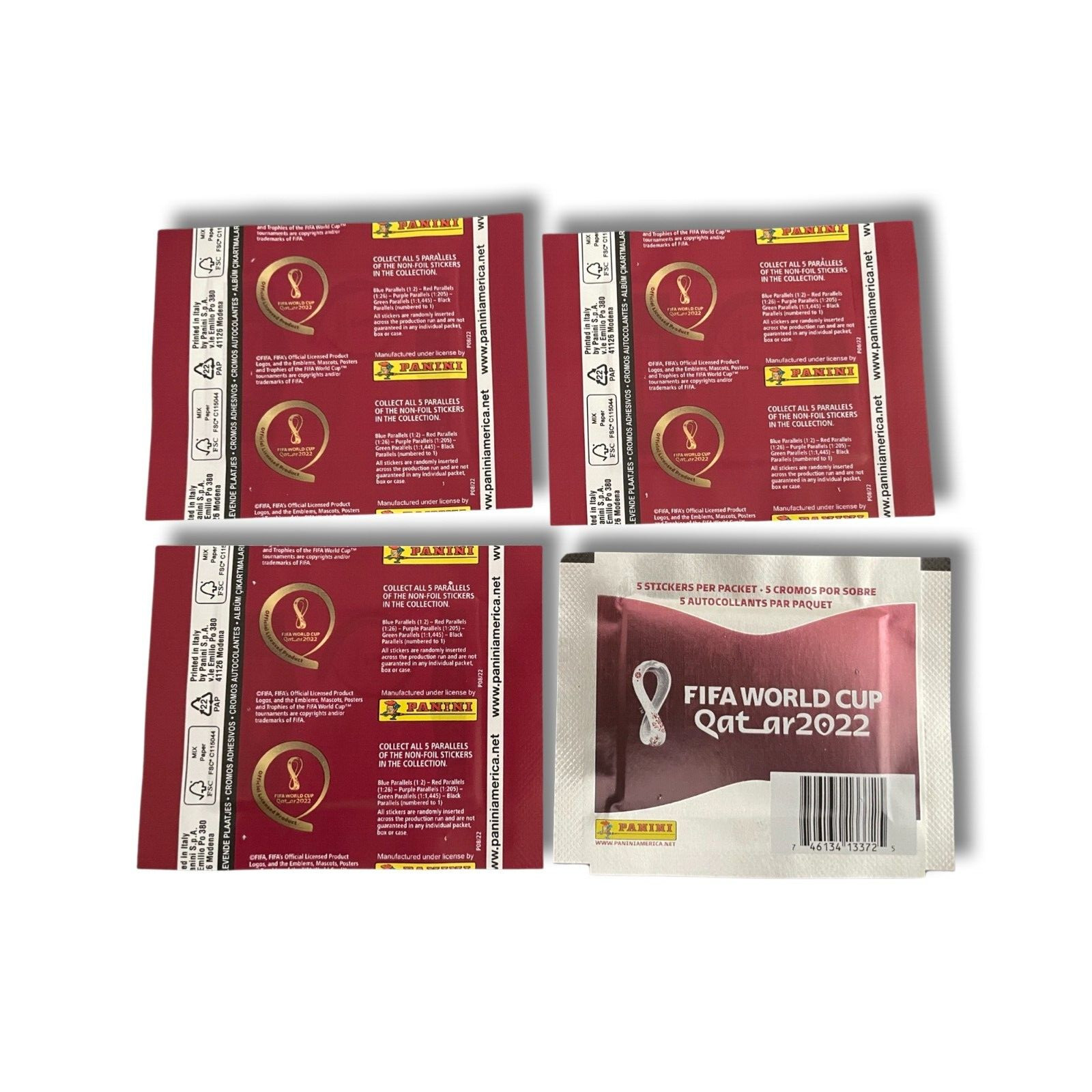 PANINI FIFA WORLD CUP QATAR 2022 💥Pack of 5 Stickers Free Shipping