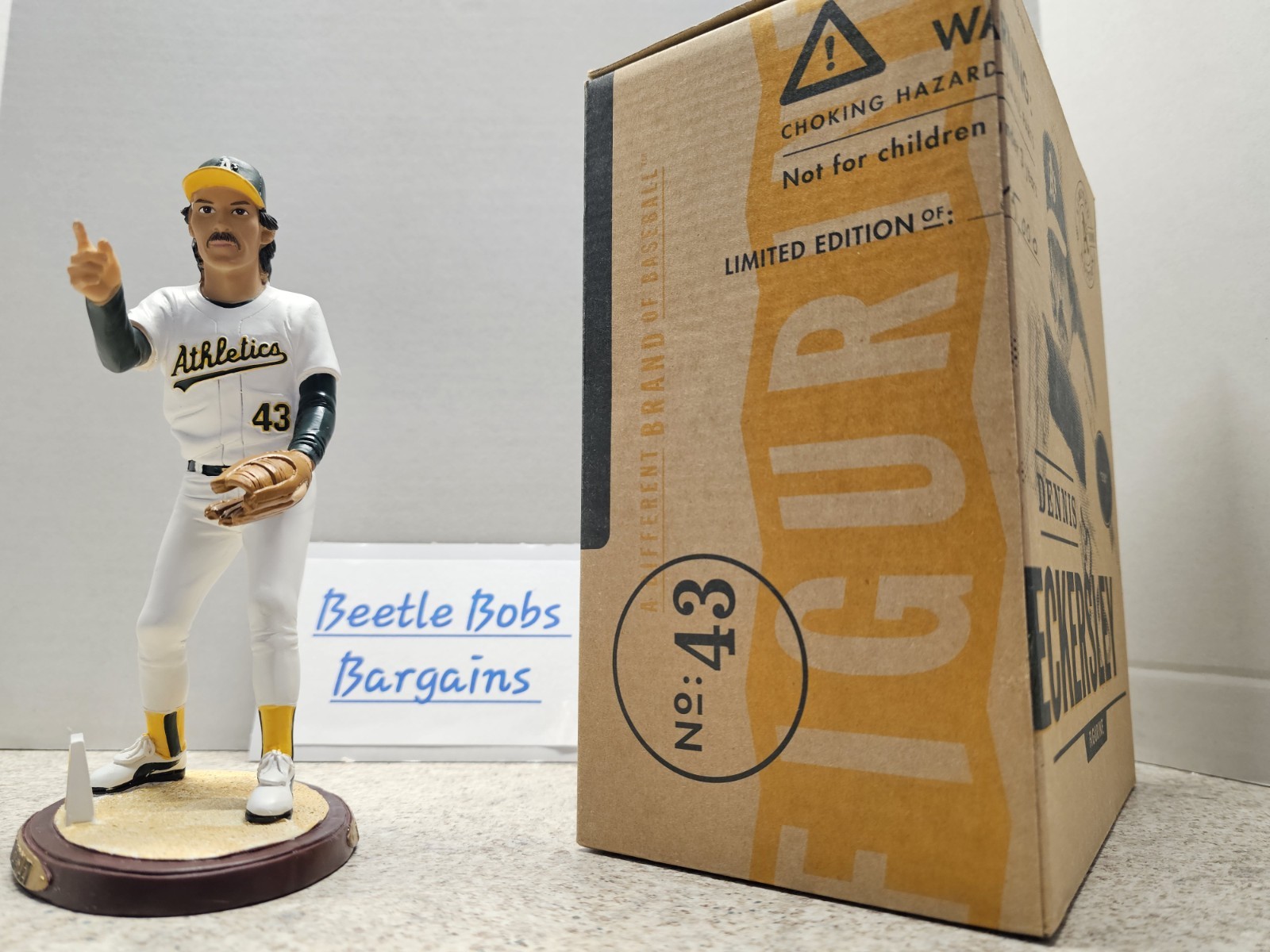 Dennis Eckersley Oakland A’s MLB 2004 SGA Statue Figurine NIB HOF