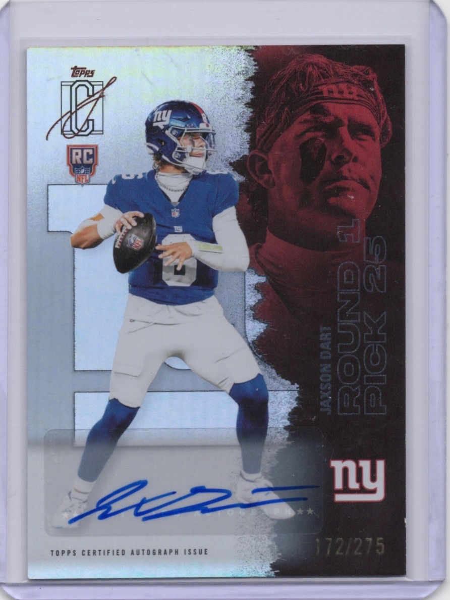 Topps 2025 Signature Class Jaxson Dart RC AUTO /275 *CHASE PACK* READ DESC