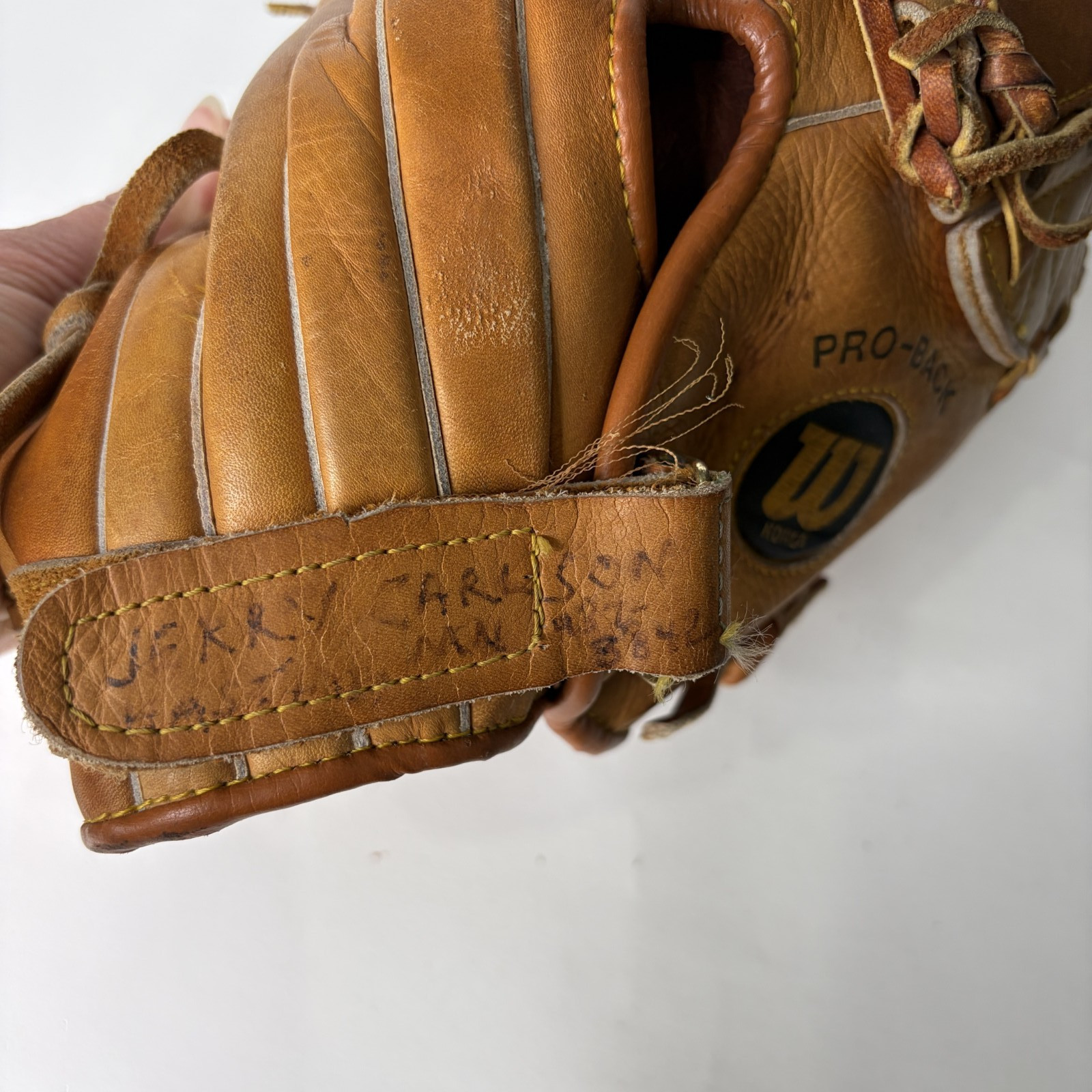 Vintage Wilson Pro Back The A3000 XLC Dual Hinge Made In Korea Baseball Glove