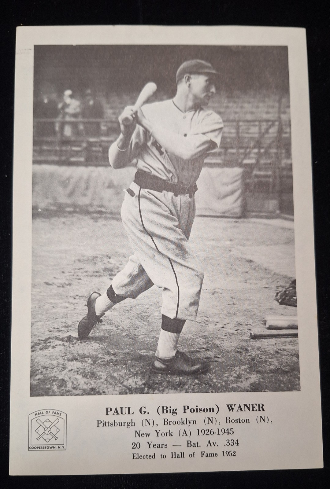 1963 Danny Goodman HALL OF FAME 24 PHOTOS Picture Pack & Envelope RUTH, GEHRIG +