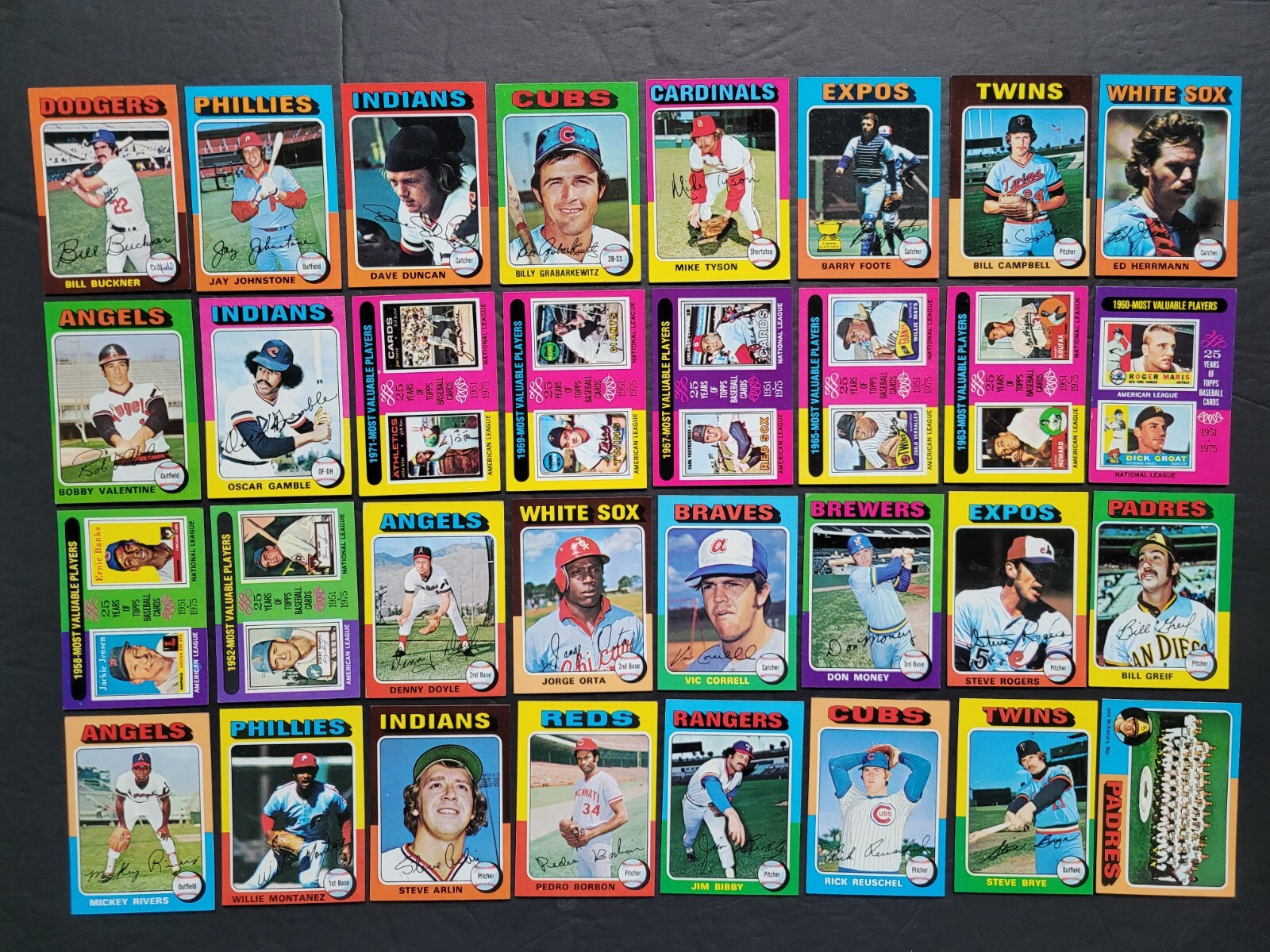 1975 TOPPS mini CARDS Your Pick #1 to #334 Finish your set Many Ex-Mt to Mint