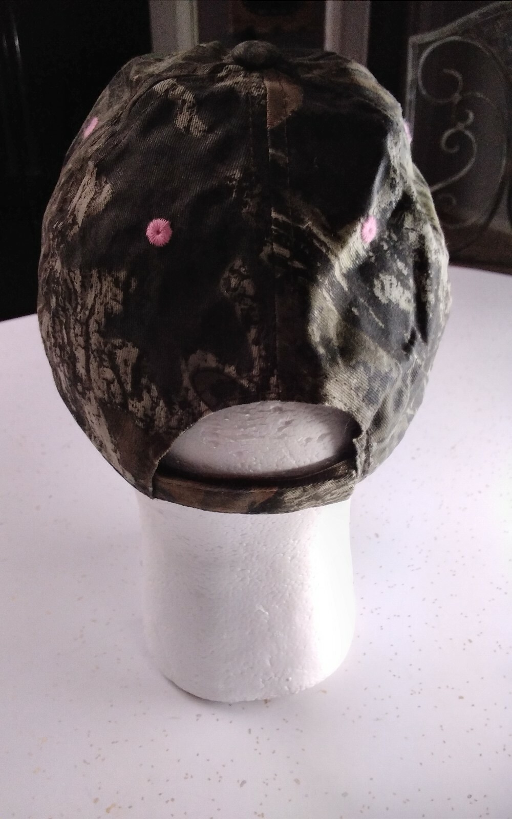 Mossy Oak Logo Women Brand Camo Pink Embroidered Adjustable