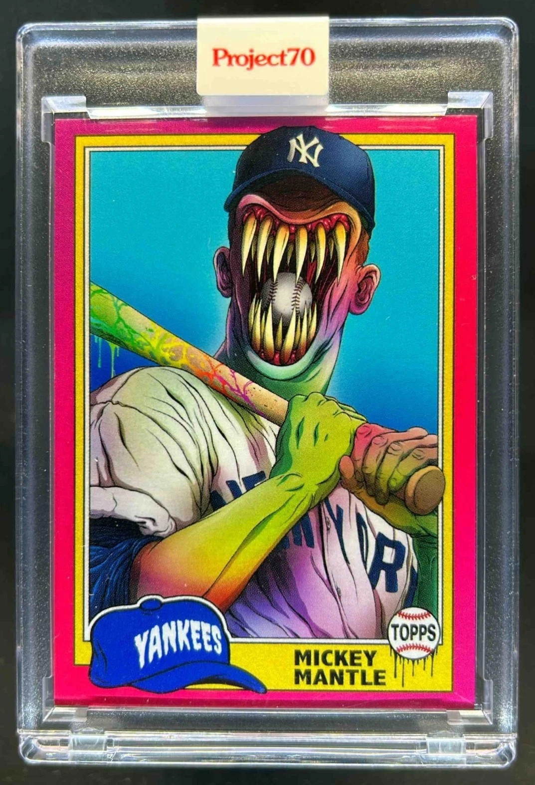 2021 Topps Project70 Mickey Mantle By Alex Pardee #935 Yankees PR: 12,112