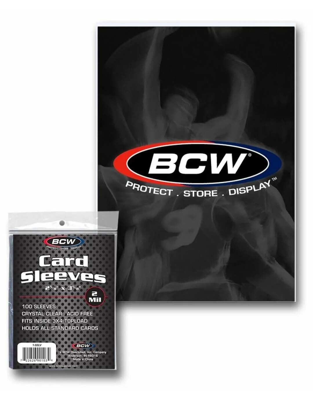 !!! BEST DEAL !!! 5 Loose BCW Penny Sleeves For Standard Cards NEW!!!!