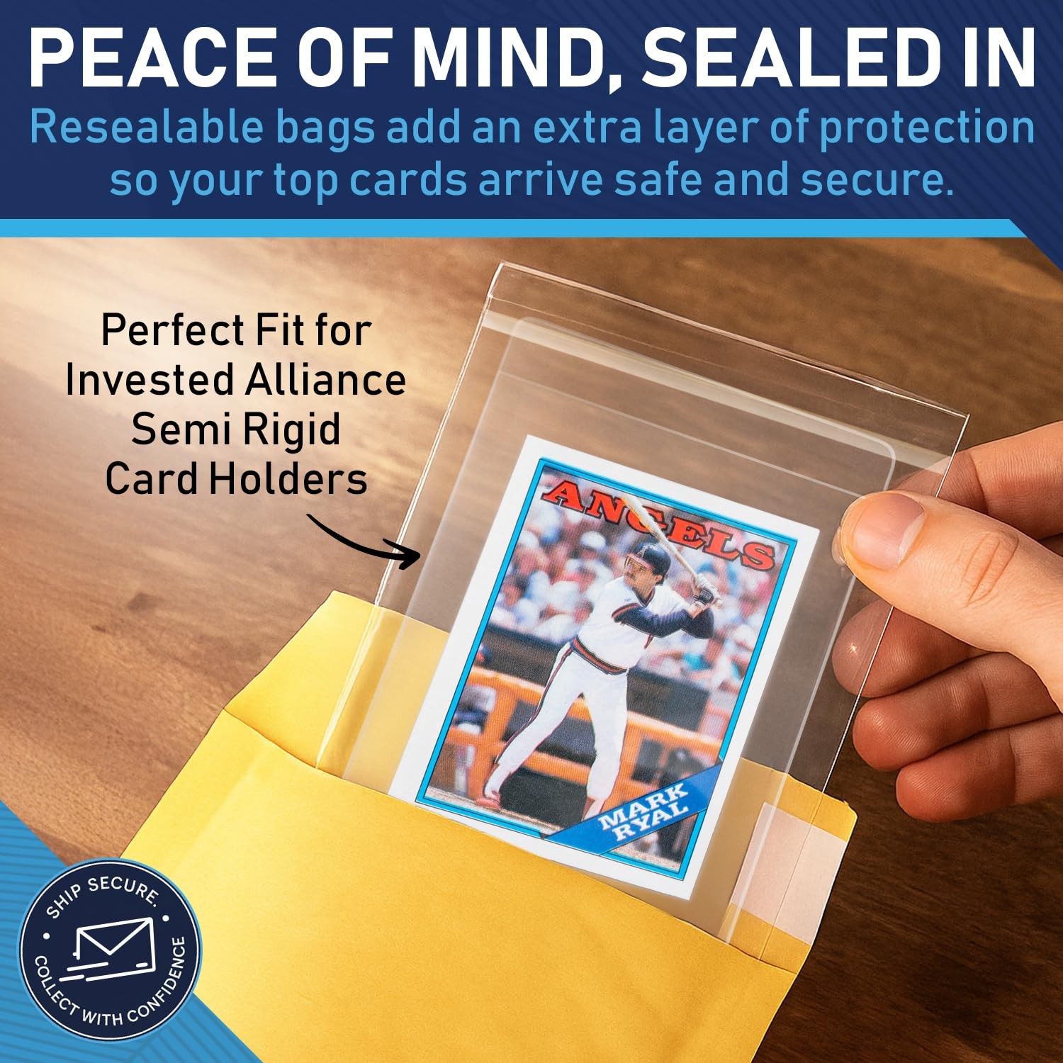 Invested Alliance Resealable Set Team Bags for Trading Cards Ultra TCG Baseball