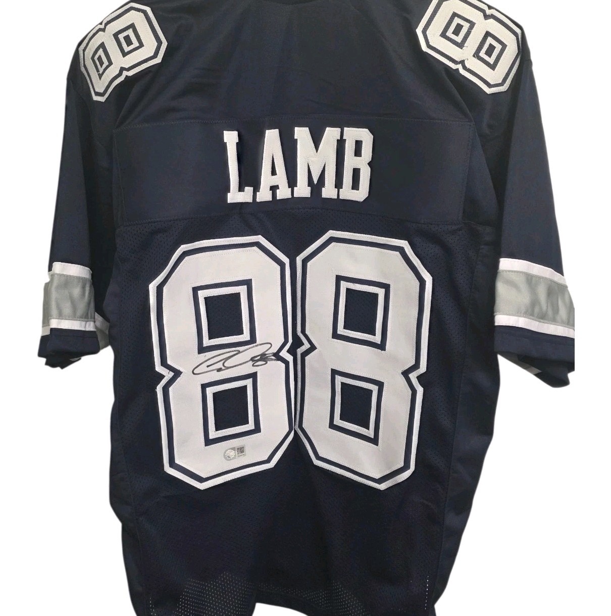 CeeDee Lamb Signed Dallas Cowboys #88 Autographed Football Jersey w/COA XL
