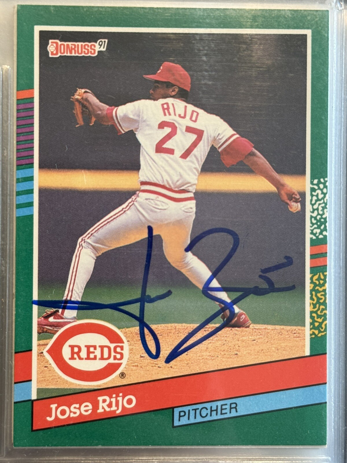 Jose Rijo Cincinnati Reds Pitcher #722 Donruss 1991 #Baseball Card