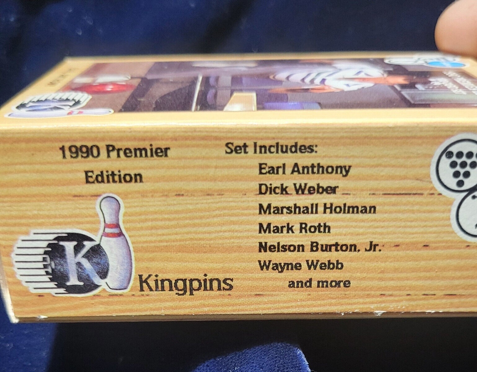 BOWLING 1990 Kingpins Premier Edition FACTORY 100 CARD SET SEALED IN BOX #23