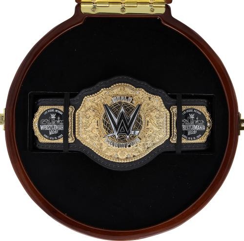Rhea Ripley WWE Autographed WrestleMania 42 Poker Table Mini Title – LE of 25