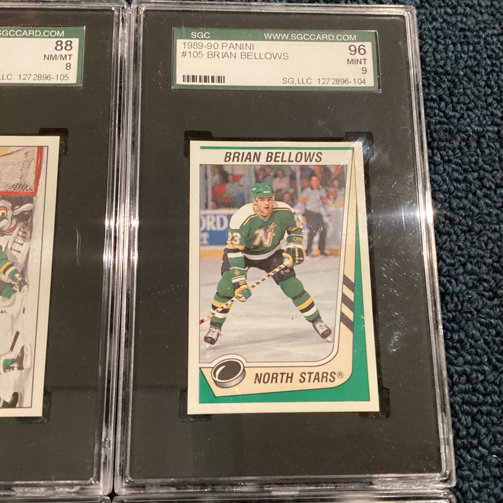 12x 1989-90 Panini & OPC Stickers North Stars ALL SGC 7 8 9 Hockey Star Set Lot