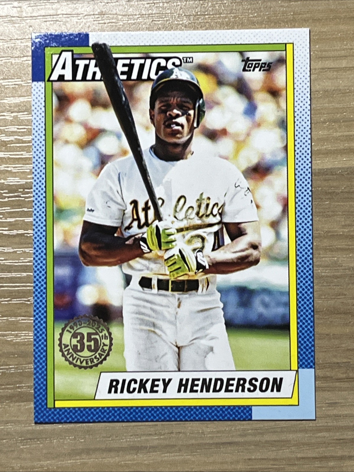 2025 Topps Series 1 – 1990 Topps Baseball Rickey Henderson #T90-46