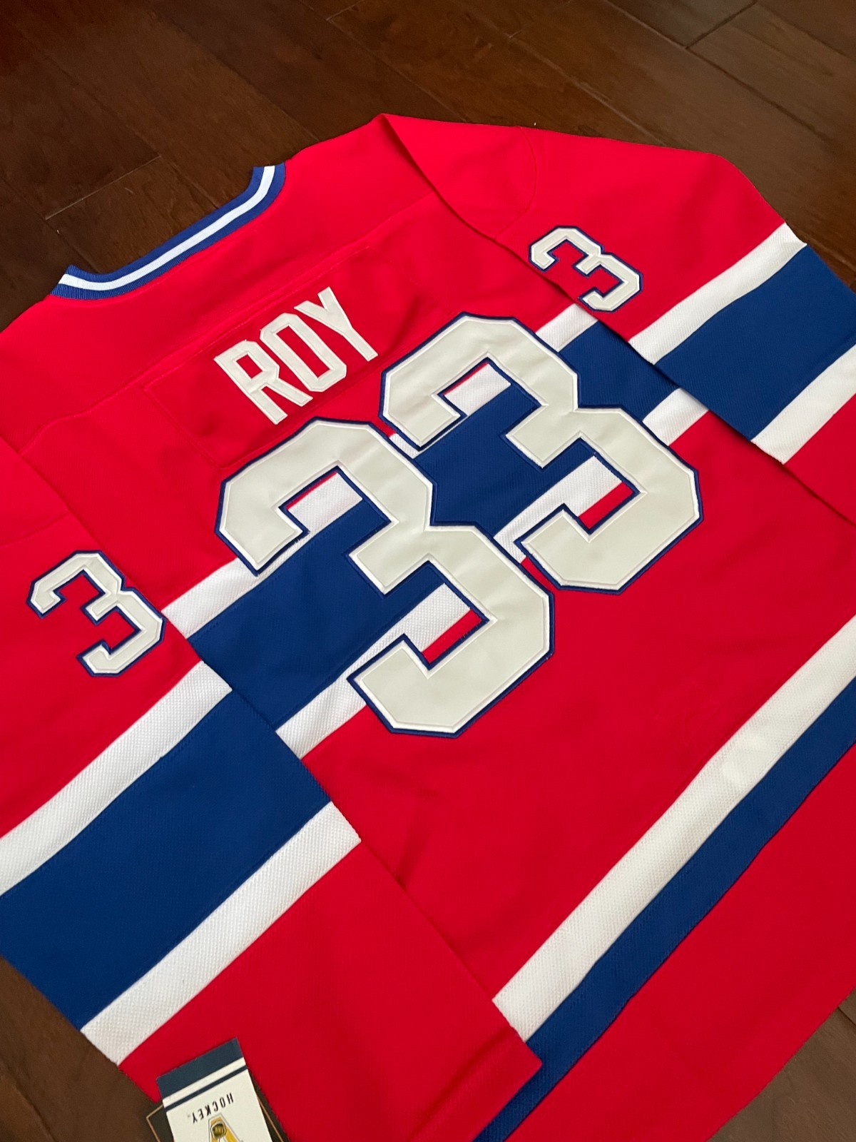 Vintage Patrick Roy Montreal Canadiens 1993 Stanley Cup jersey red men’s size
