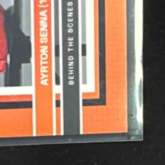 2025 Topps Mclaren Racing Ayrton Senna Behind the Scenes Pit Wall