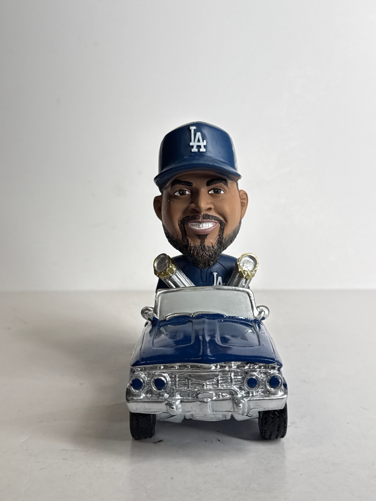 Ice Cube Signed Lowrider WS Trophy SGA Dodgers Bobblehead PSA AQ82320