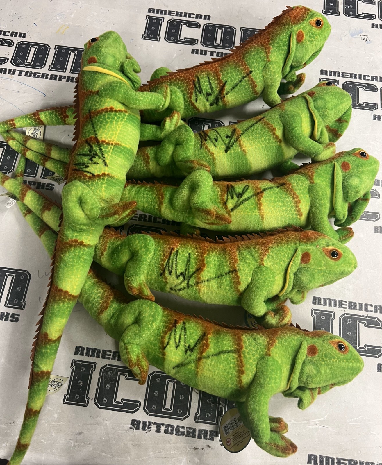 Mr. Iguana Signed 38″ Plush Yezka Stuffed Lizard WWE NXT Lucha Libre AAA Auto’d