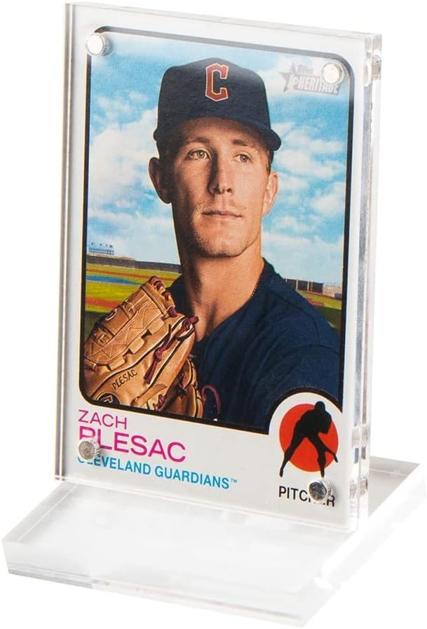 Lightweight Acrylic Easel Holders for Baseball Cards – No Assembly Required