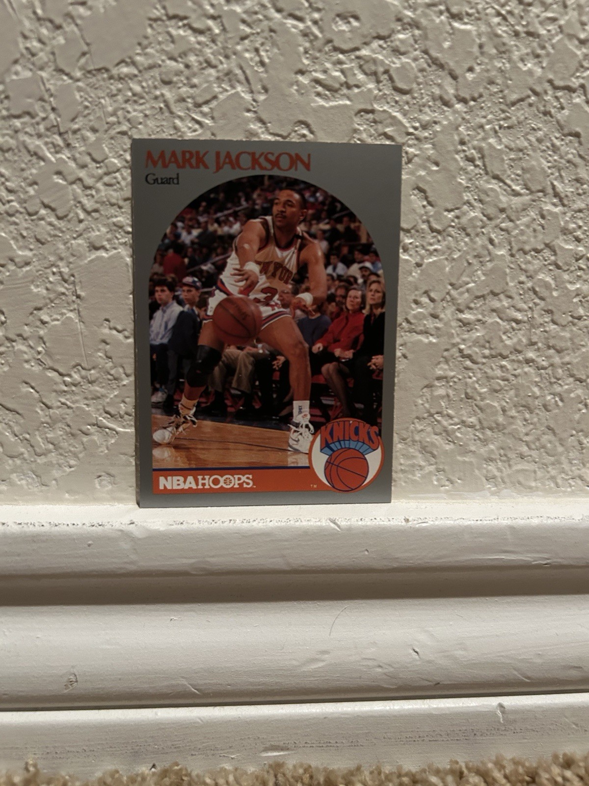 1990-91 Hoops #205 Mark Jackson Menendez Brothers