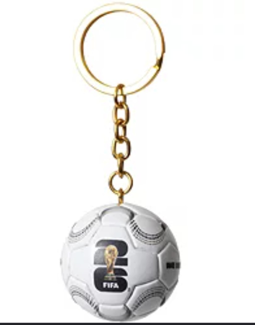 Lot Of 2 – 2026 FIFA World Cup Keychain– Officially Licensed Cleat & Soccer Ball