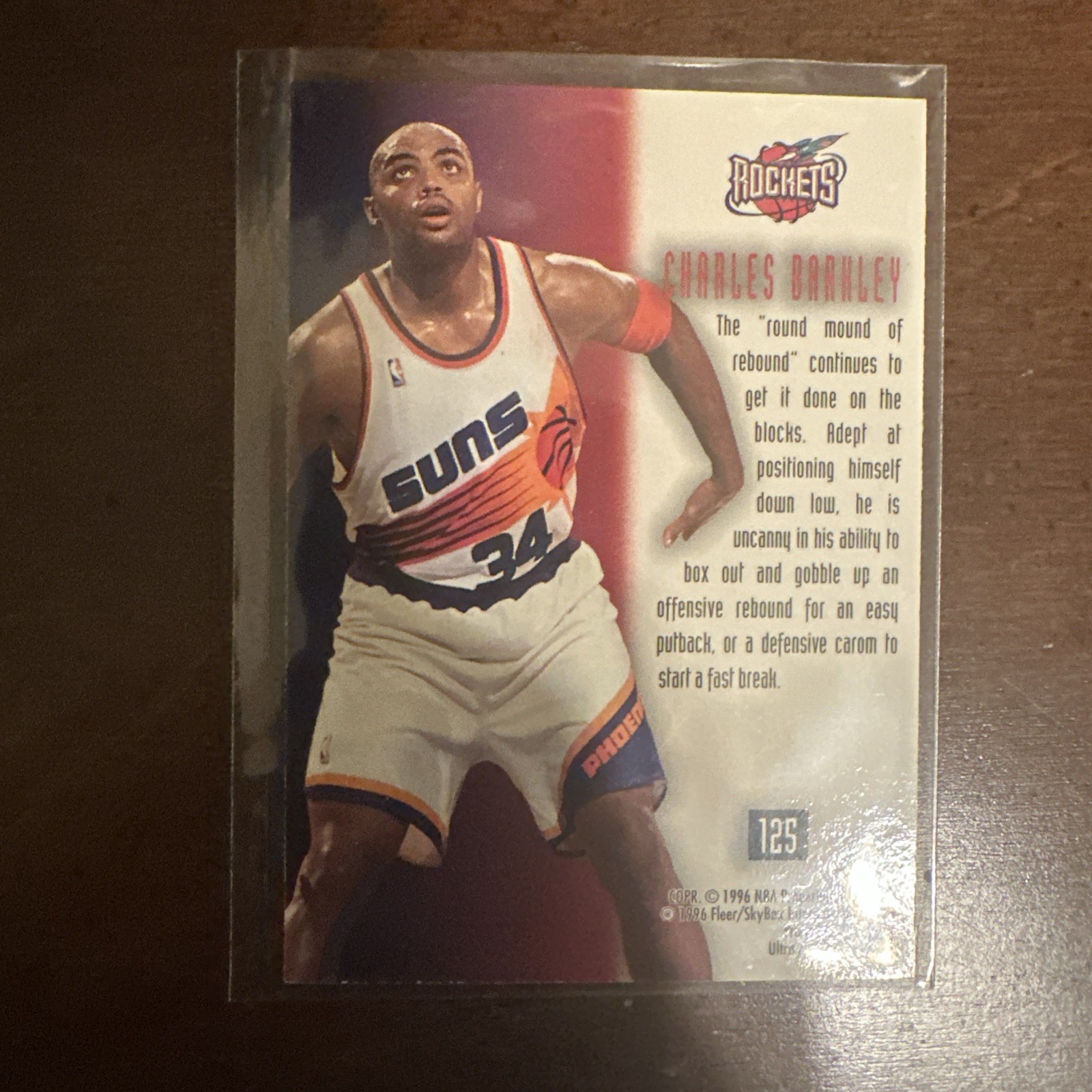 1996-97 Fleer Ultra – On the Block Charles Barkley #125
