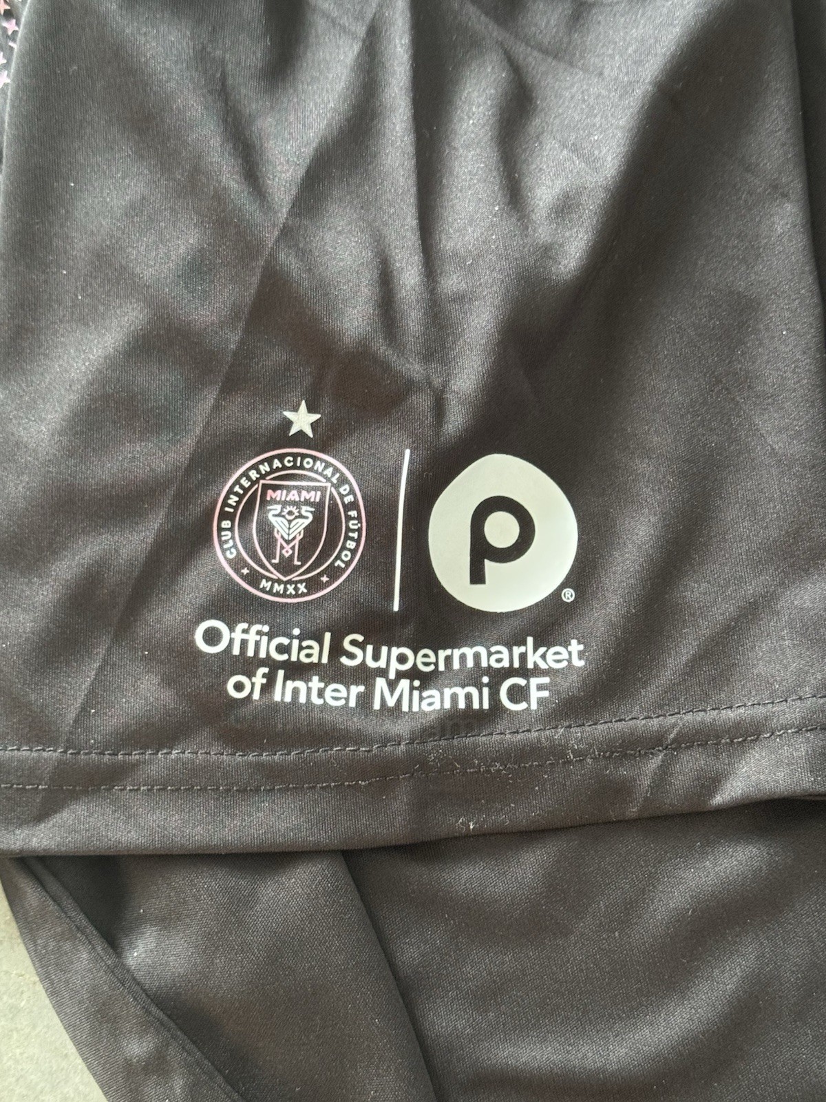 Inter Miami CF MLS Black Soccer Shirt Size L NEW