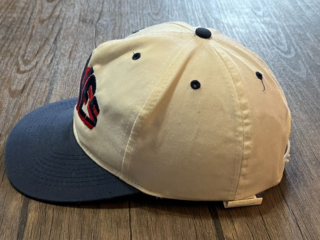 Vintage Atlanta Braves White Blue American Needle Snapback Hat Embroidered