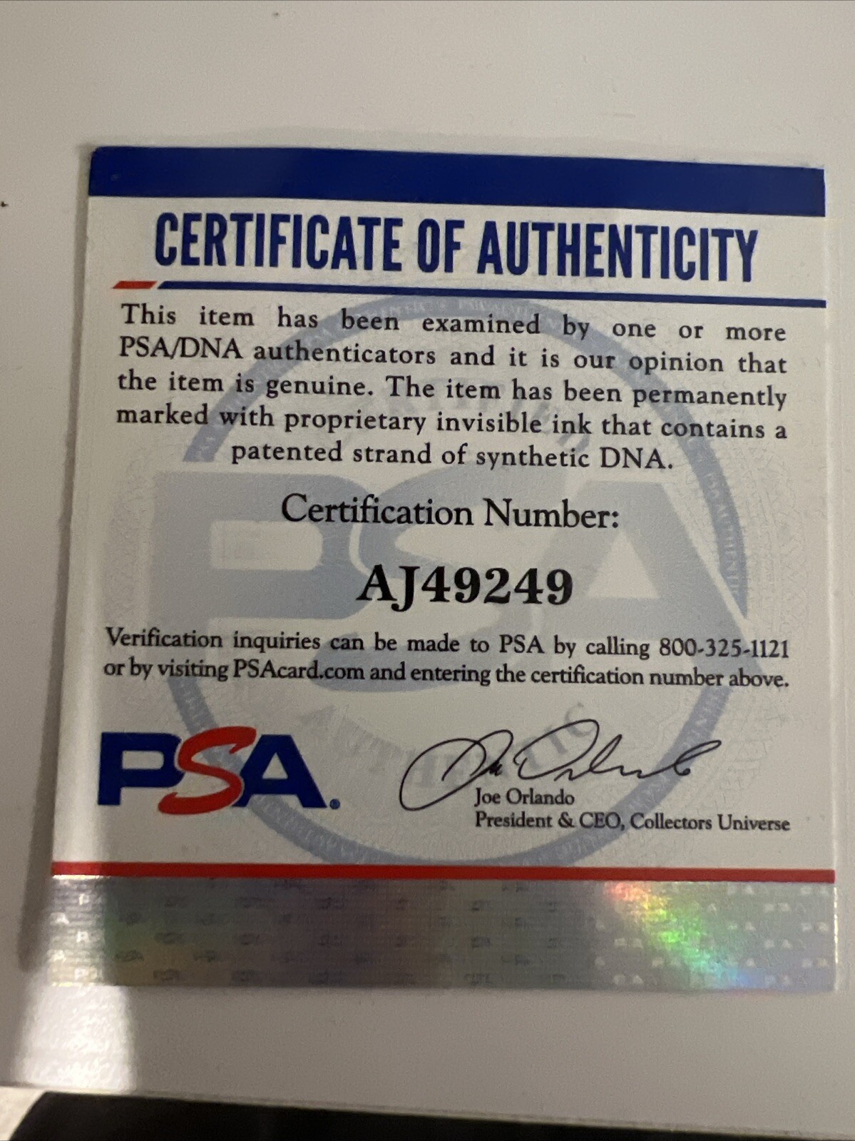 JJ McCarthy Michigan Auto Riddell Replica Helment (Full Size) – PSA CERT