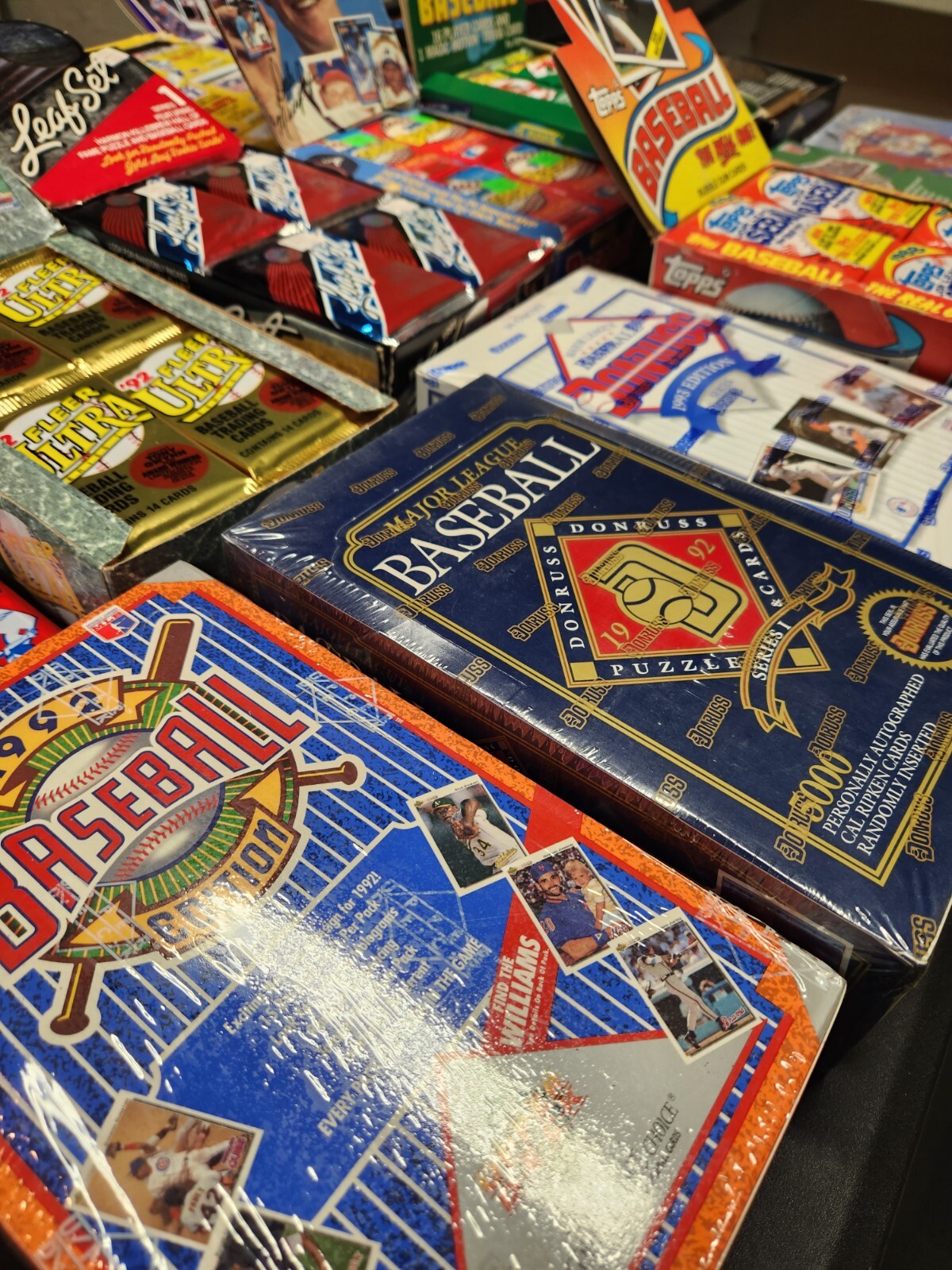 ESTATE SALE- Lot of 100 Old Unopened BASEBALL CARDS In packs. SUPER BONUS!!!!