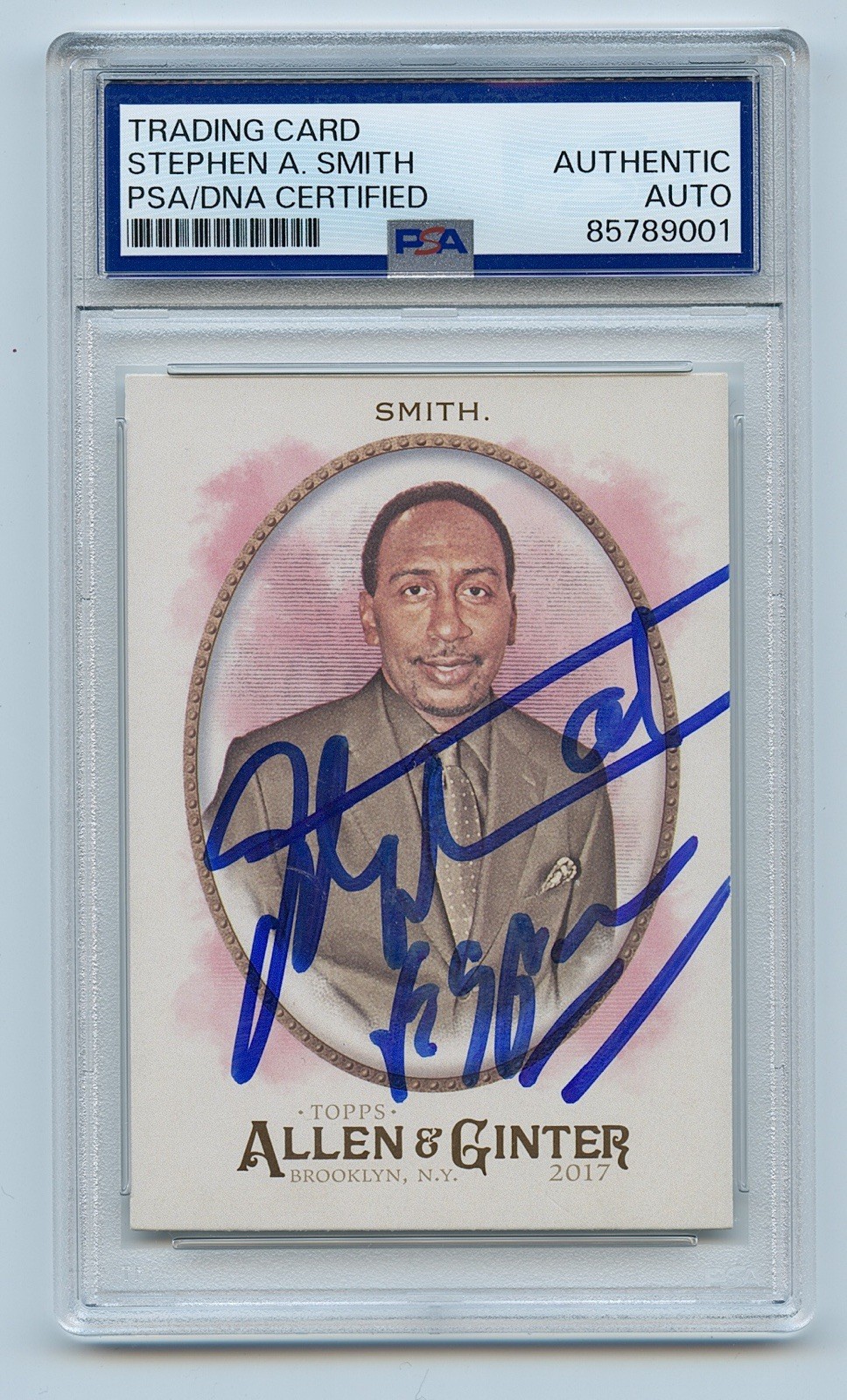 Stephen A. Smith Signed Autographed 2017 Topps Allen & Ginter #299 ESPN Card Psa