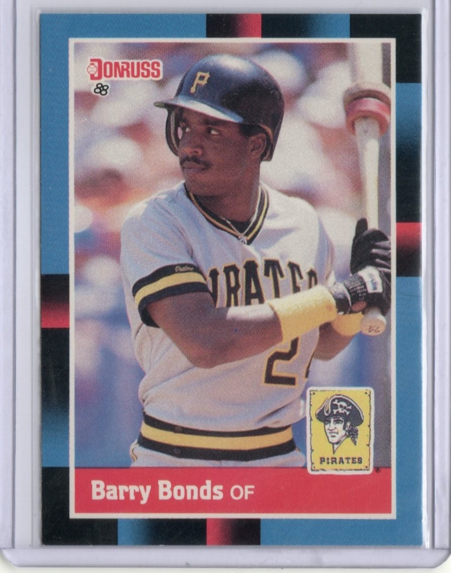 1988 Donruss – Barry Bonds #326 Solid Blue Upper Left Corner