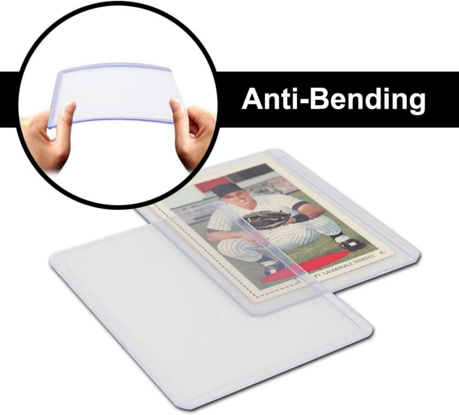 3″x4″ TopLoad Card Holders 35PT 25/50/100/200pcs Rigid PVC For Trading Game Card