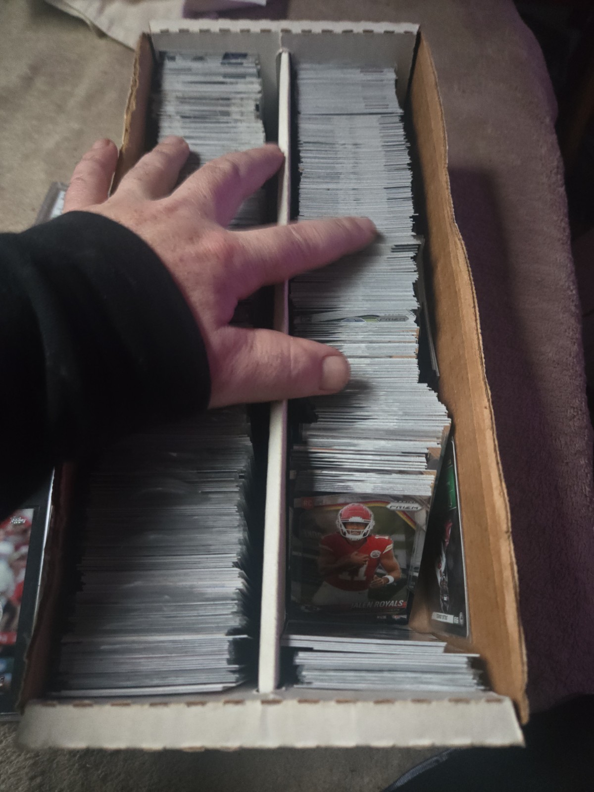 🔥 1k Football Card Lot Rc,parrels ,few Inserts 3 Slabs