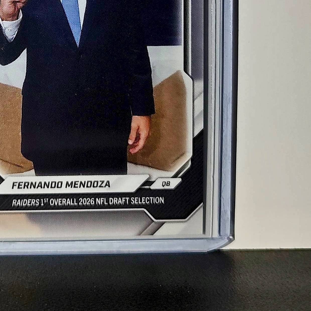 Fernando Mendoza Rookie 2026 Topps Now Draft Night #FMEN Card Las Vegas Raiders