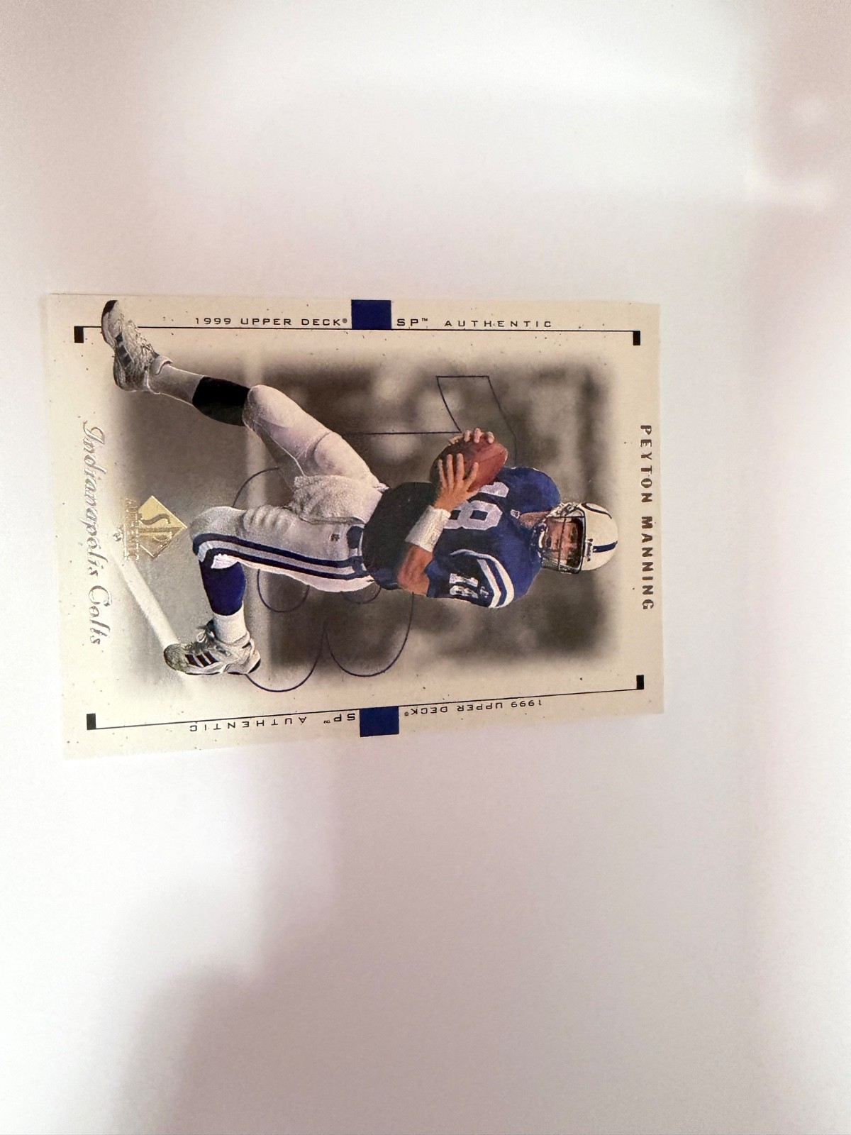 One (1) Peyton Manning Football Card