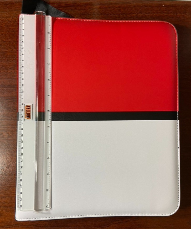 9 Pocket Trading Card Zip Binder – Holds 900 Cards, 50 Pages Large-Capacity