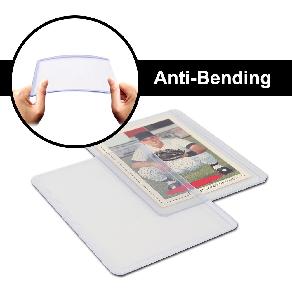 25 Platinum Protectors Clear Trading Card Sleeves Plastic Toploader Card Holders
