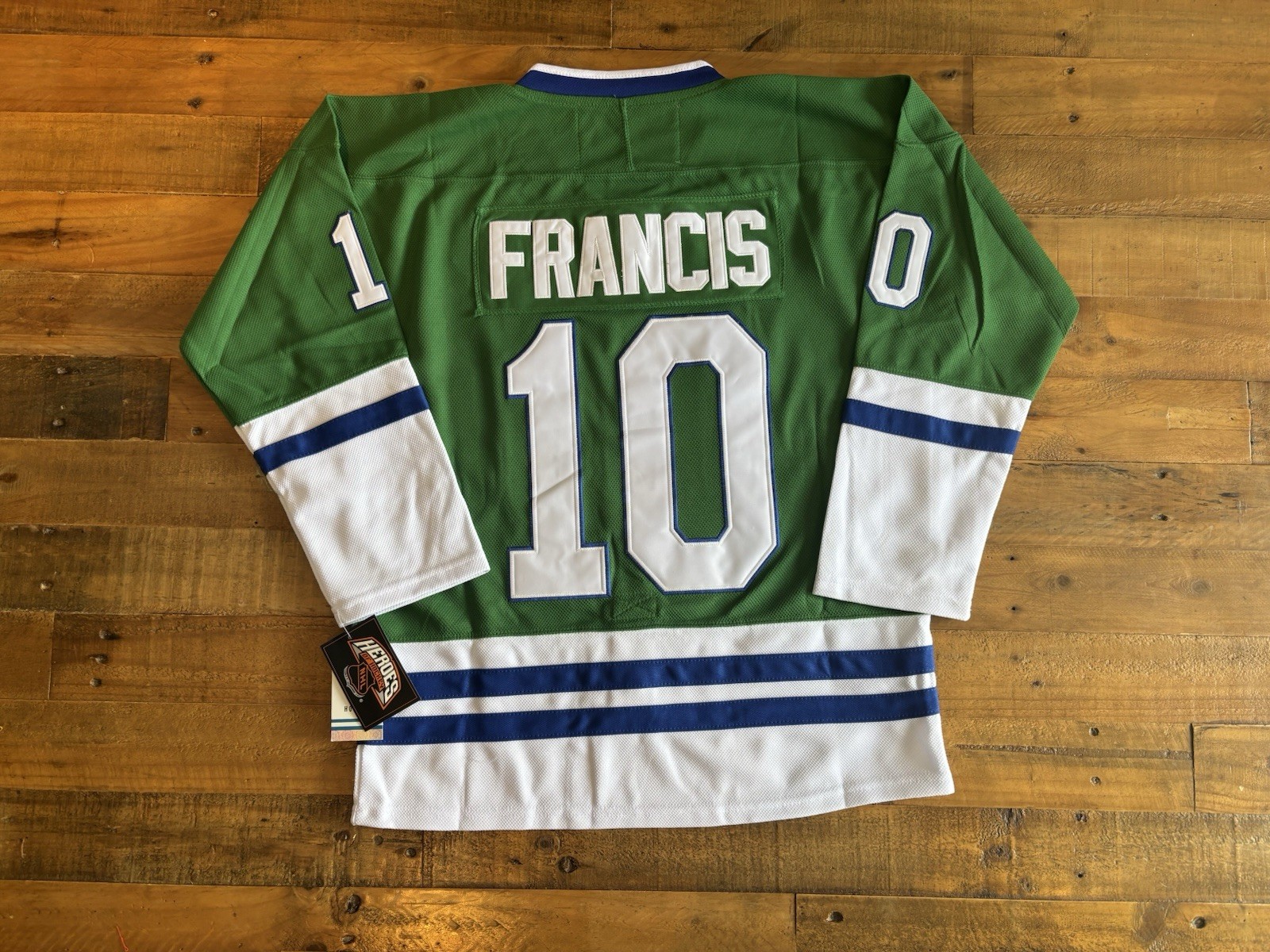 Ron Francis Hartford Whalers Green 1986 NHL Jersey Size 50 Large Mens