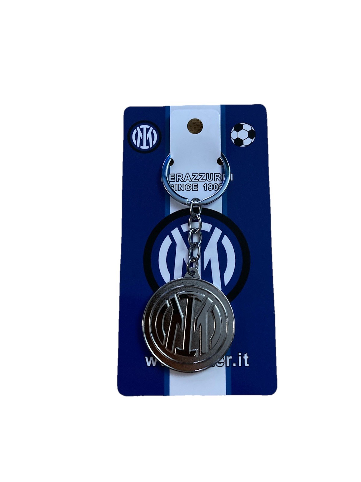 Inter Milán Football Soccer Keychain, Inter Milán Keychain.