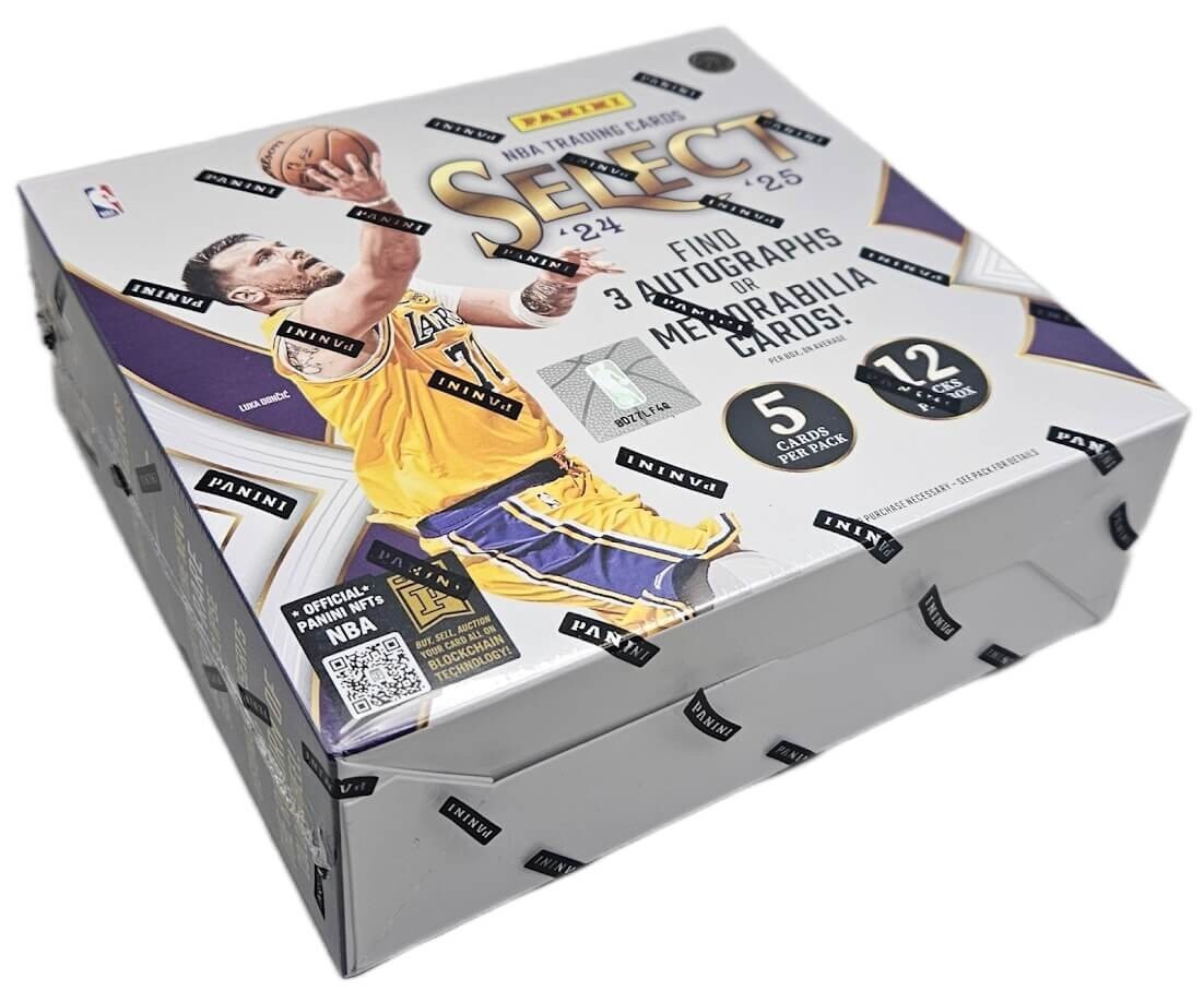 2024-25 Panini Select Basketball Factory Sealed Hobby Box 3 Hits Per Box