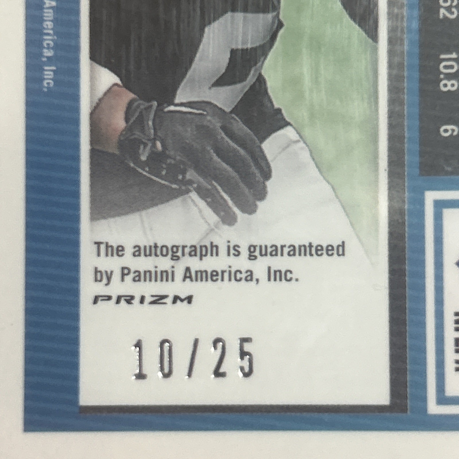 /25 ON CARD‼️ 2025 OPTIC ASHTON JEANTY BLUE CRACKED ICE AUTO RC SSP RAIDERS