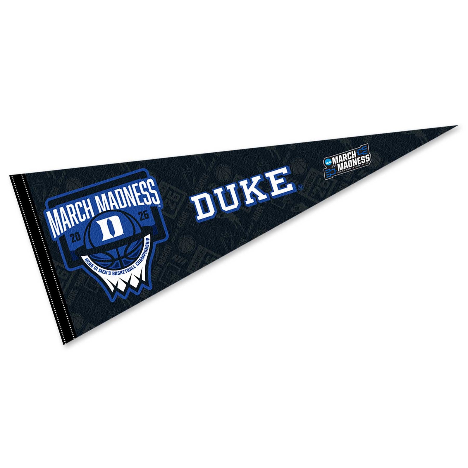 Duke Blue Devils 12 in X 30 in 2026 March Basketball Madness College Pennant