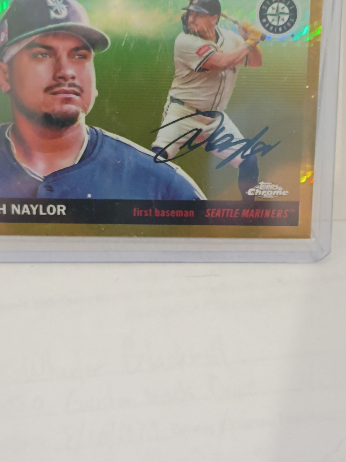 2025 Topps Chrome Platinum Josh Naylor Gold Hyper SSP RARE RETAIL EXCLUSIVE