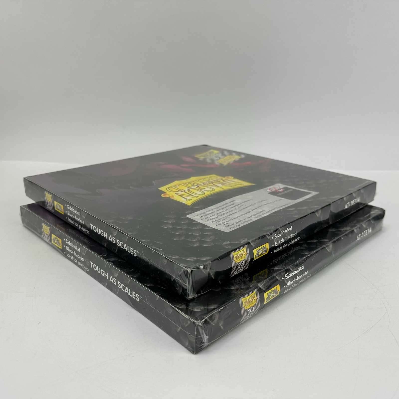 New Sealed Lot of 2 Dragon Shield Side Loader 24 Pocket Card Binder Pages