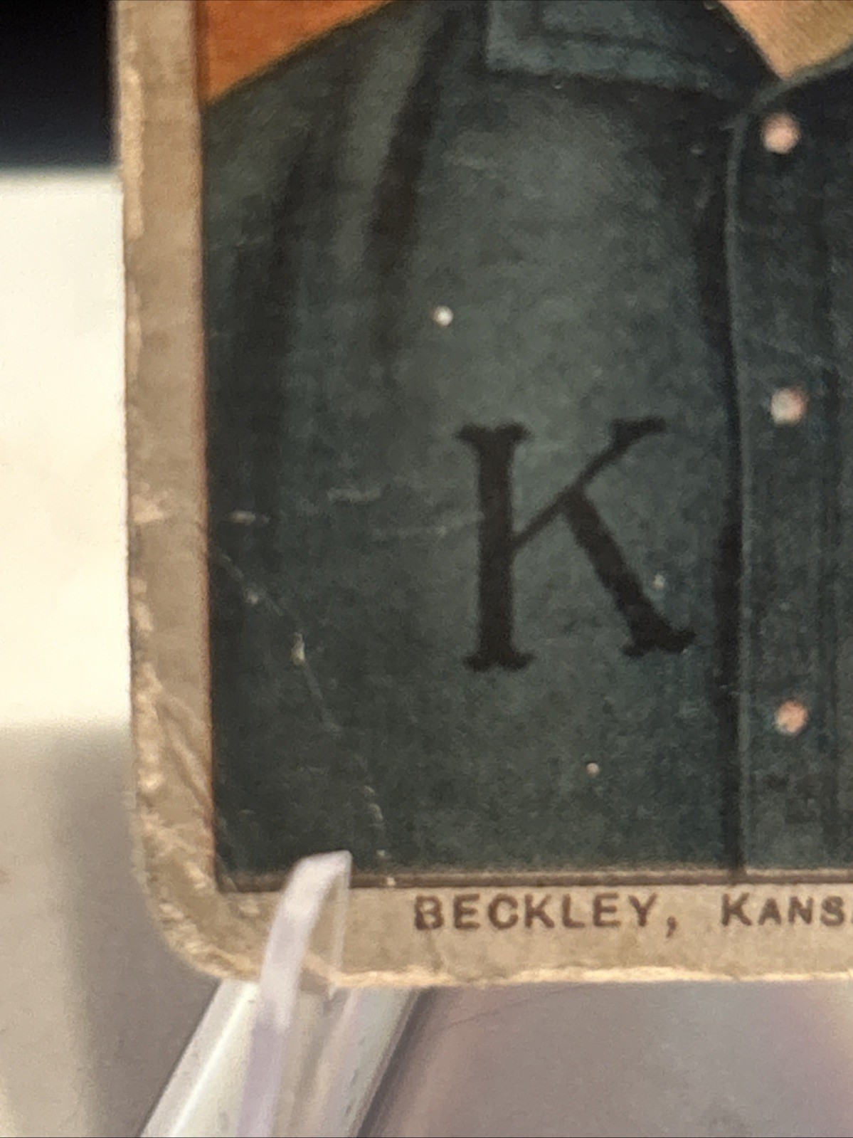 1909 T206 HOF Jake Beckley 350 Piedmont Back
