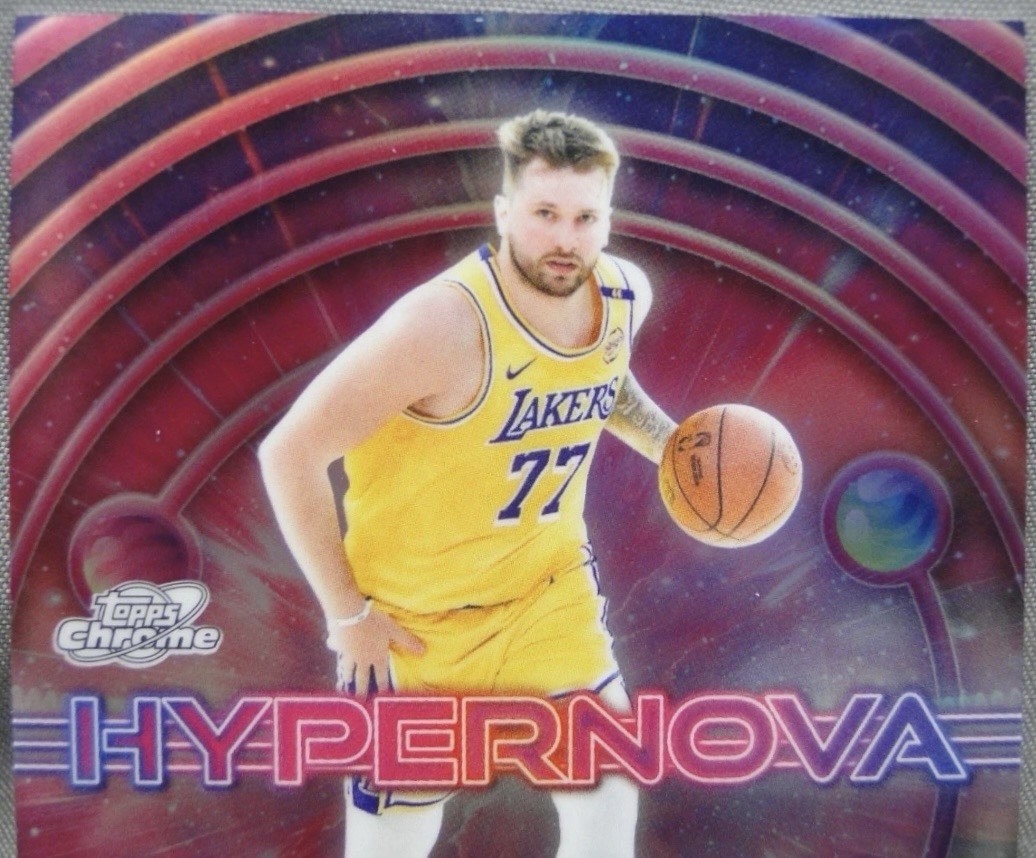 2025-26 Topps Cosmic Chrome Luka Doncic Hypernova Case Hit #HN-8 Lakers