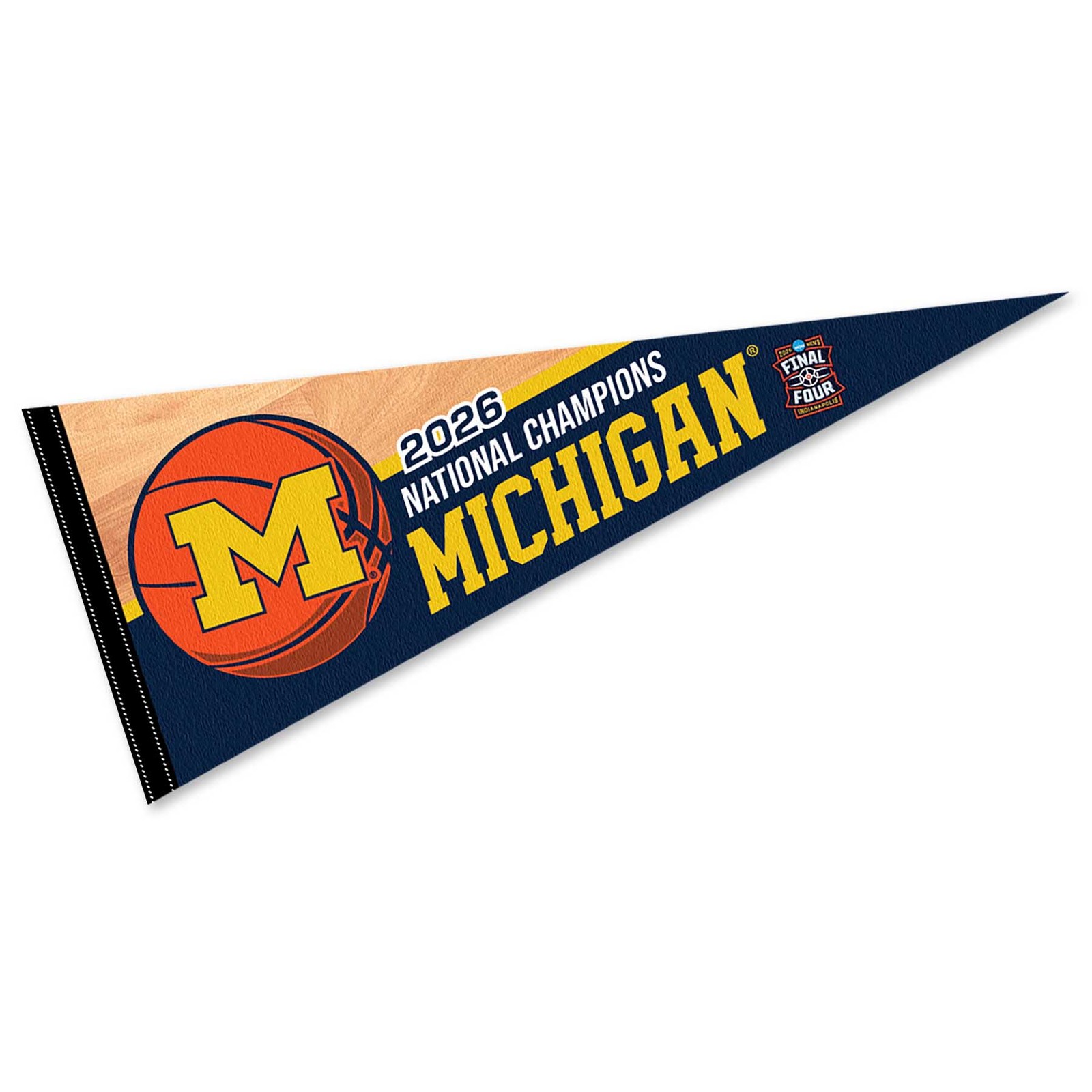Michigan Team University Wolverines 12 in X 30 in 2026 National Champions