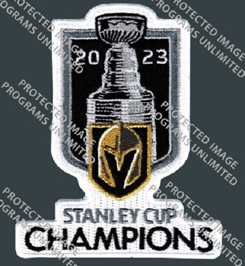 2023 VEGAS GOLDEN KNIGHTS CHAMPIONS PATCH NHL STANLEY CUP FINAL JERSEY STYLE