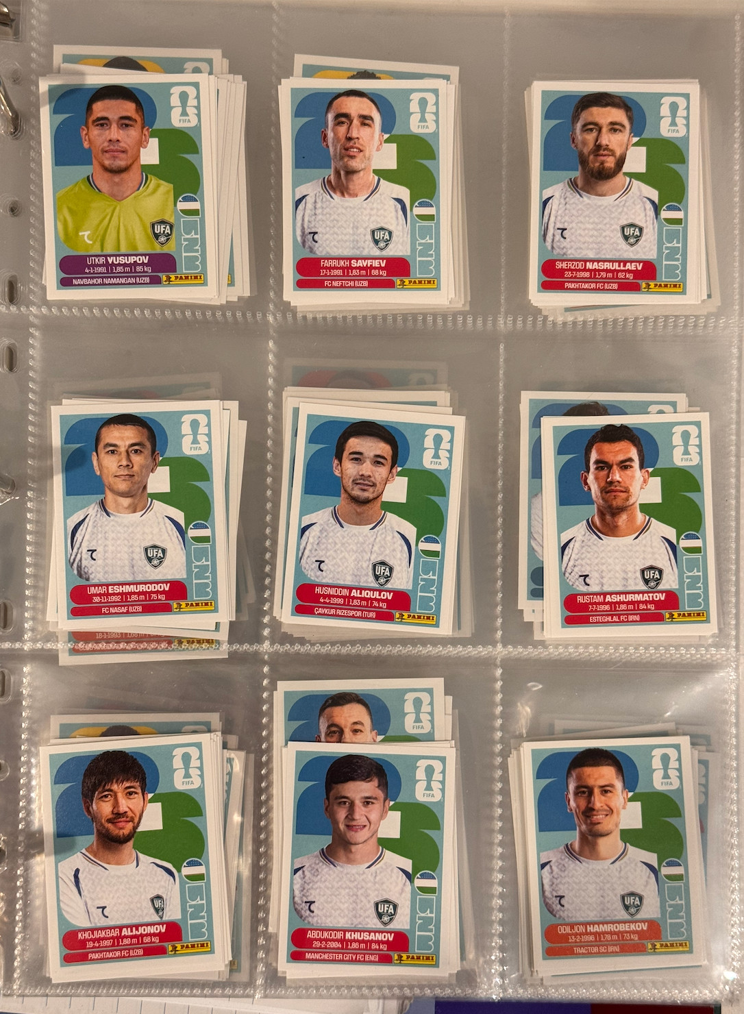 2026 Panini FIFA World Cup Sticker Collection Complete Lot Builder Group J K L