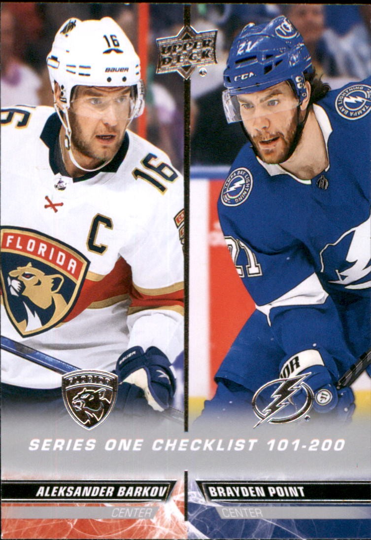 2022-23 Upper Deck #200 Aleksander Barkov Brayden Point CL – HKY