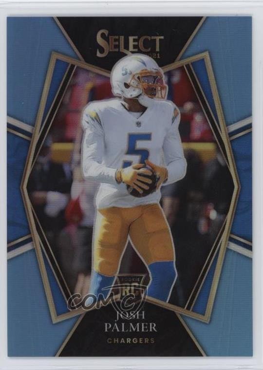 2021 Select Premier Level Light Blue Prizm 6/99 Josh Palmer #166 Rookie RC 00jj